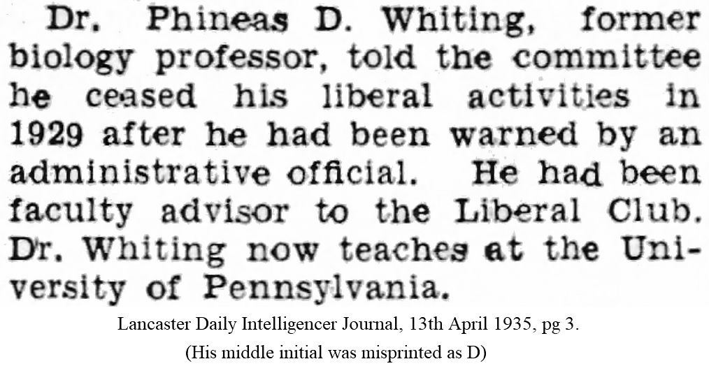 P W Whiting